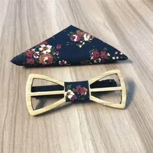 Модные изысканные деревянные элегантные джентльменские бабочки ручной работы бабочки Свадебные вечерние галстуки-бабочки деревянные ручной работы без клея