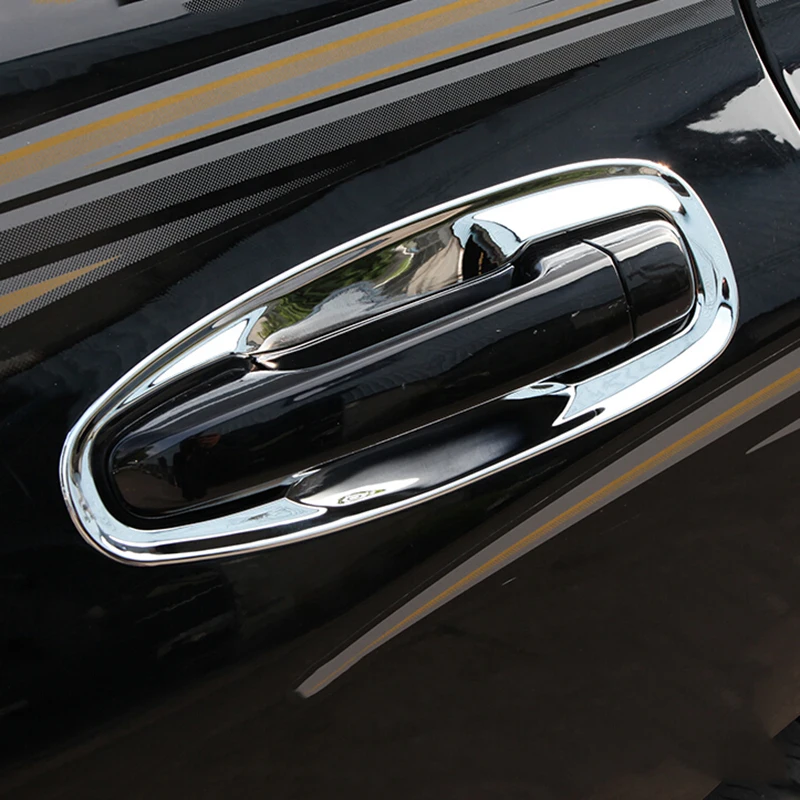 Для Toyota Prado Land Cruiser 150 Fj150 2010 2018 Крышка для дверных ручек автомобиля Наклейка ABS