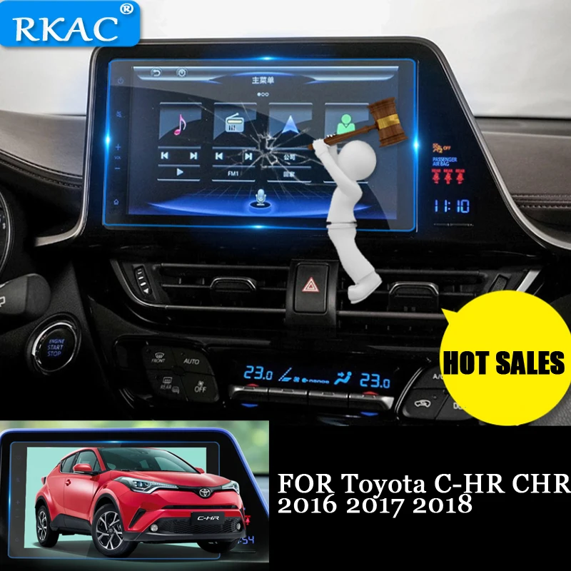 RKAC 10 2 дюймов Стайлинг автомобиля навигация закаленное стекло Защита экрана