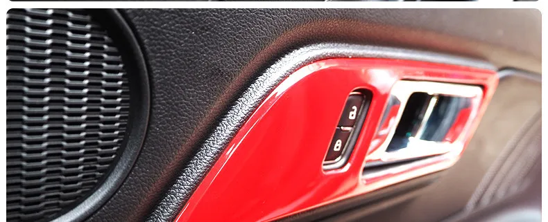 Подходит для Ford Mustang Модифицированная дверная ручка декоративная оправа из нержавеющей стали Рамка пластина