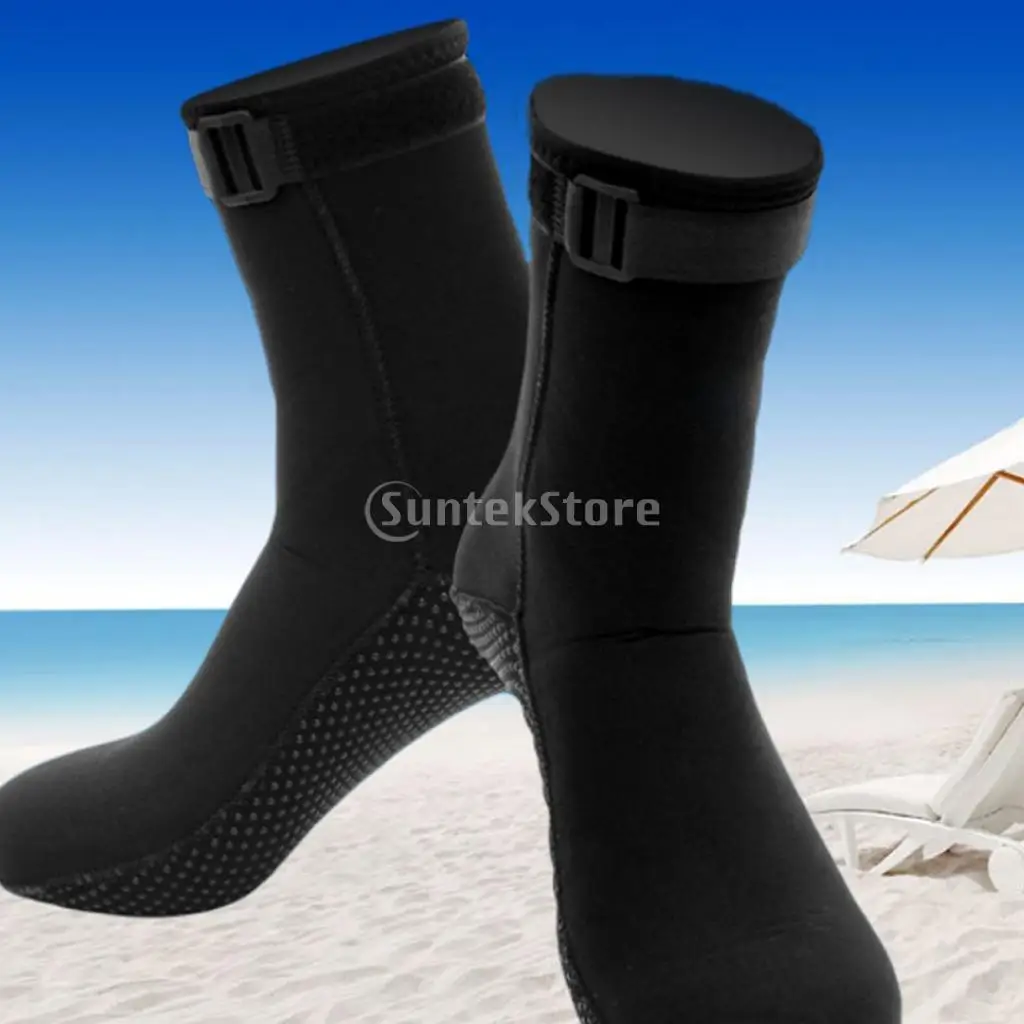 Neoprene 3mm Water Sports Swimming Scuba Diving Surfing Socks Non-Slip Snorkeling Boots Beach Kayak Surf Jetski Wetsuit Shoes