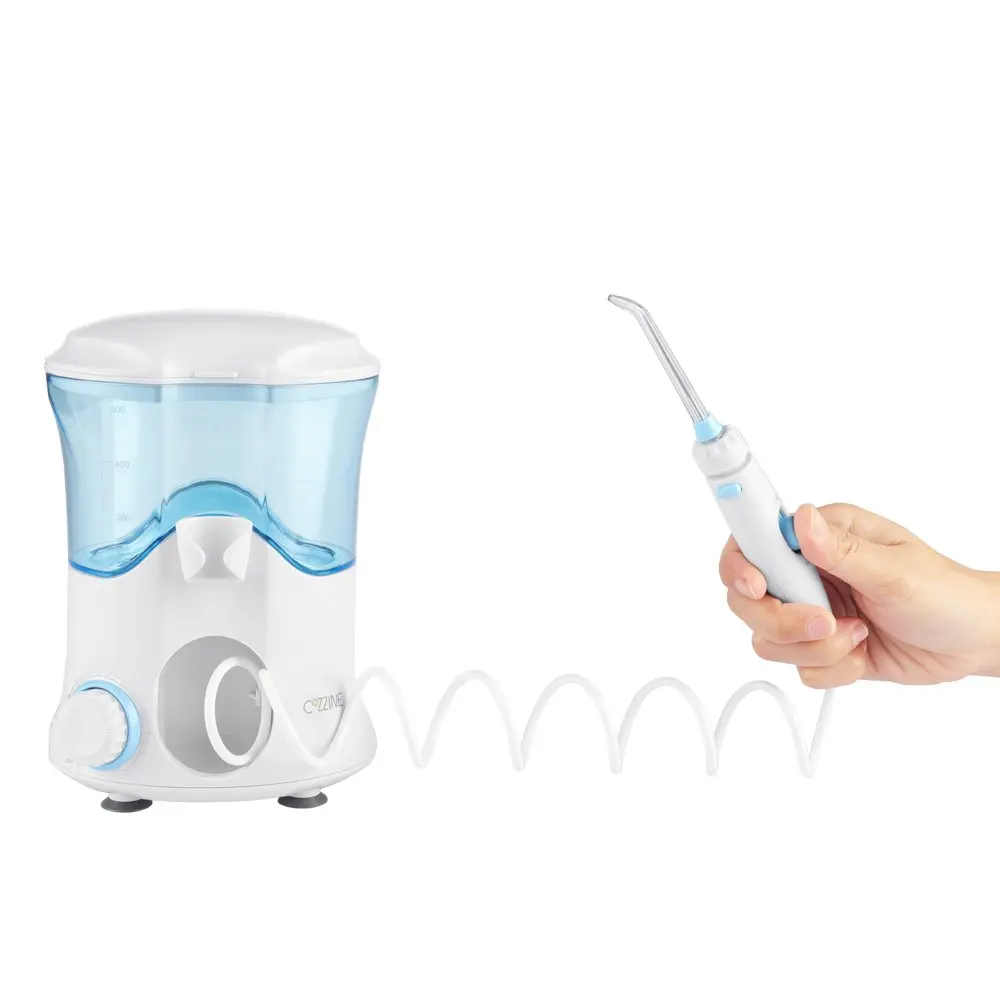 Cozzine Электрический ирригатор для полости рта 600 мл воды Flosser с 10 советы зубная нить
