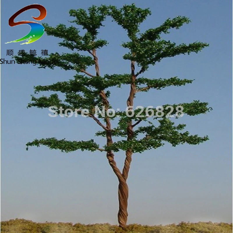 

10pcs H :120mm model wire scale tree for building model layout model tree with leaf