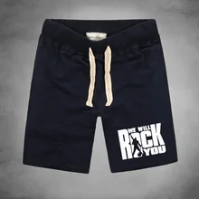 Рок-группы queen буду РОК ВЫ шорты для девочек с принтом Лето дизайнерские пляжные шорты из хлопка с принтом повседневные шорты-бермуды в стиле «хип-хоп» Для мужчин шорты