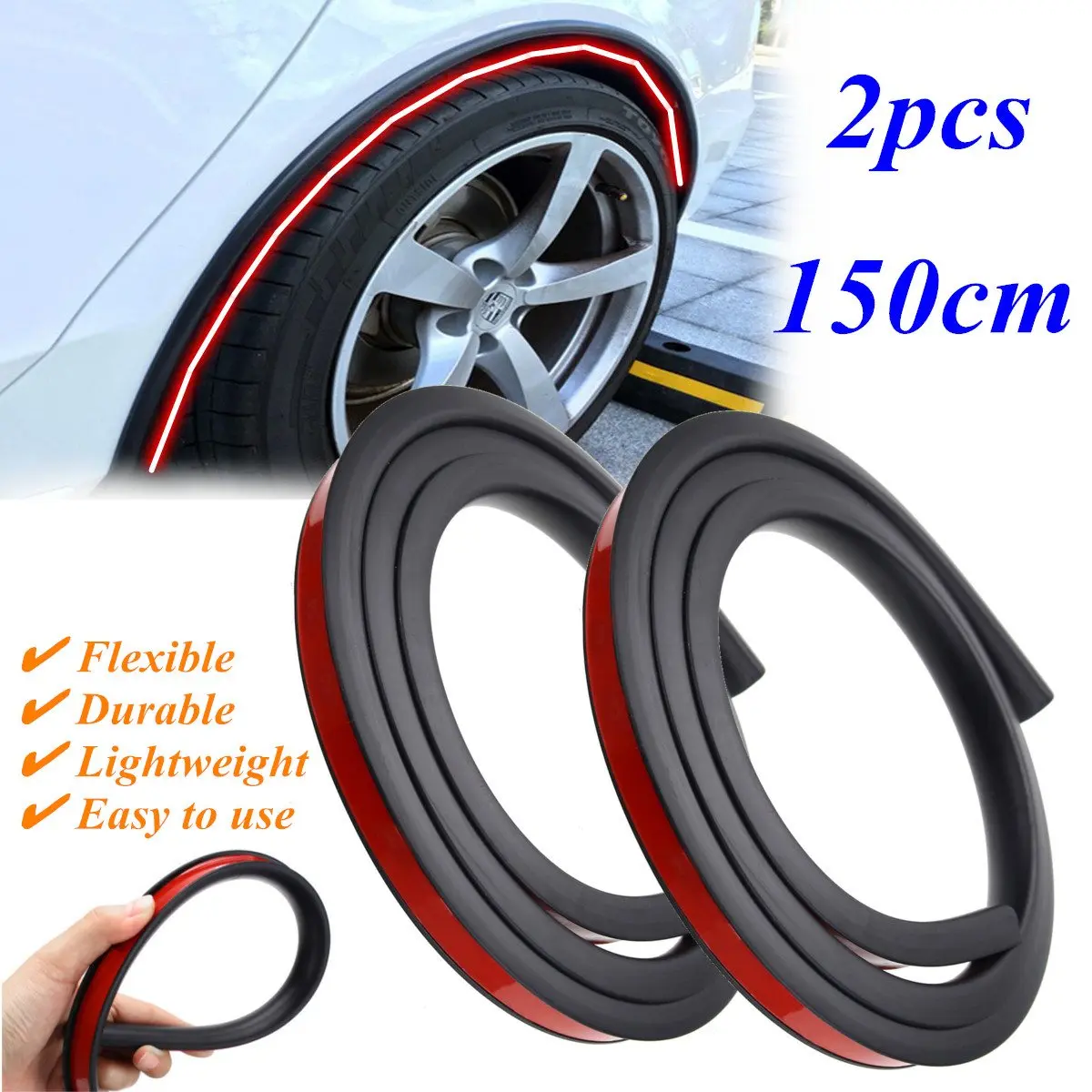 2 шт. универсальные накладки на автомобильные крылья 150 см|car protector strips|arch trimcars cars |