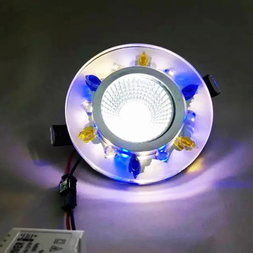 

LED Downlights Side Lighting Ceiling Light Spot Light Round Surface Mounted Crystal Downlight Cabinet Display Decoration Lamps