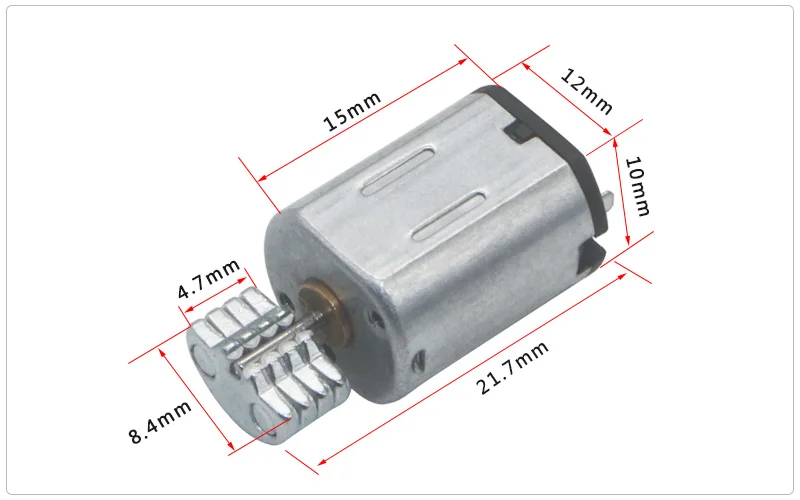 1,5 v-6 v микро-Вибрационный двигатель для массажера