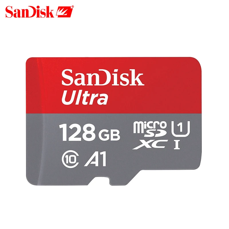 Карта памяти Sandisk Оригинальная карта Micro sd класса 10 16 ГБ 32 64 128 200 256 400 гб TF
