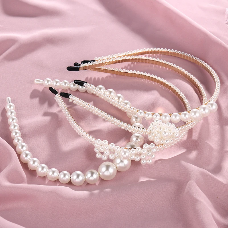 

WEIMANJINGDIAN Brand New Arrival Simulated Pearl Fashion Women's Hairband Hair Jewelry Hairwear Hair Accessories