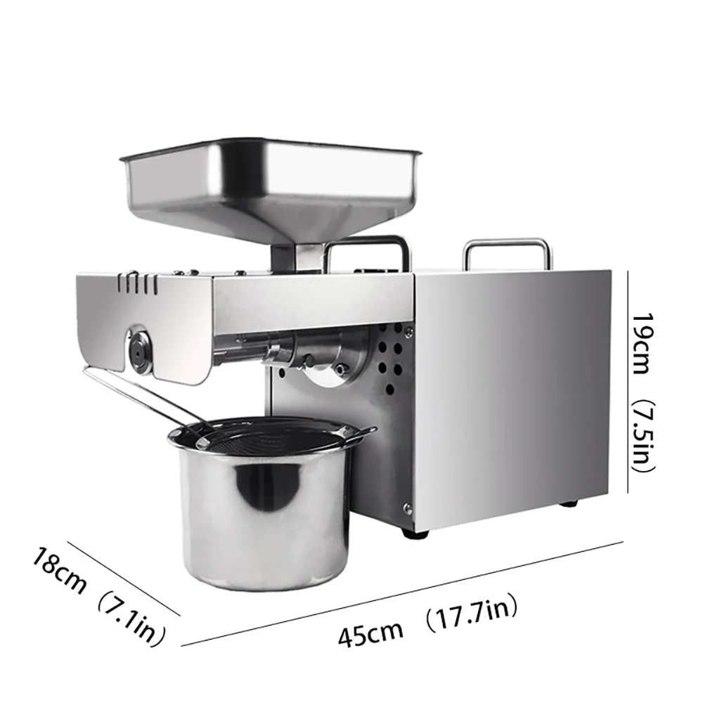 Бытовой пресс для масла, холодный горячий пресс для арахиса, небольшой домашний автоматический мини-машина для Экстракции Семян масла, европейские запасы
