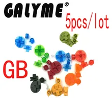 5 шт./партия,, разноцветные кнопки, подходят для GameboyGB, классические брелки для GBO DMG DIY A B, кнопки D-Pad, Ремонтный корпус