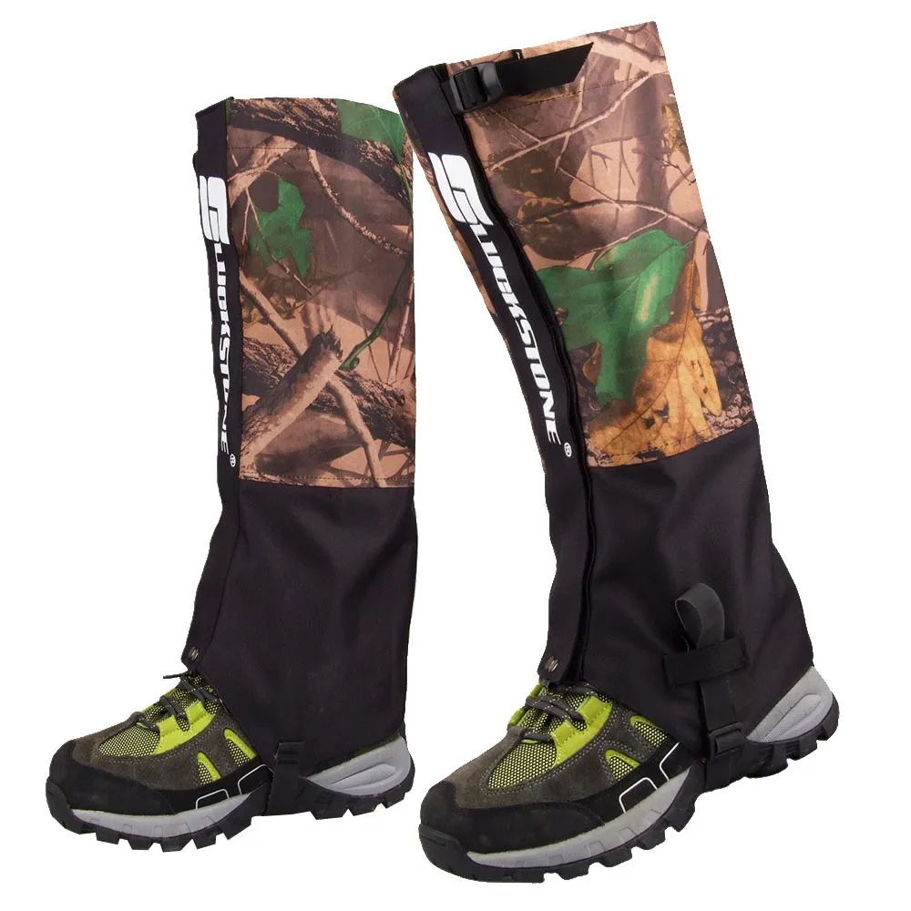

2Pcs 2 Layers Outdoor Waterproof Hiking Hunting Camouflage Gaiters Outdoor Tools Gaiters Climbing Camping Hiking