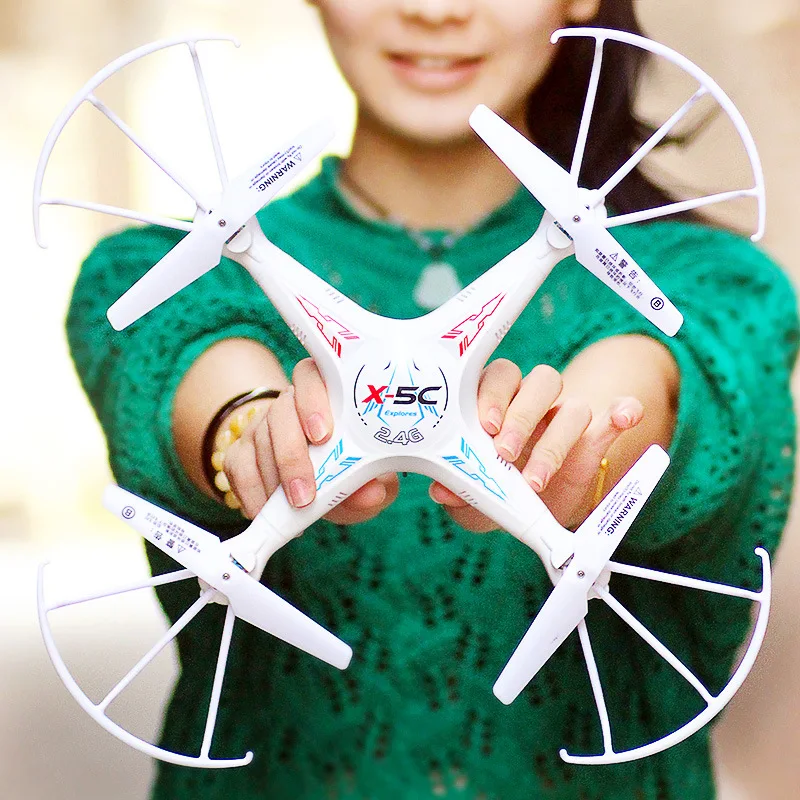RC lớn Máy Bay Trực Thăng RC Bay Không Người Lái 2.4 Gam 6ch 4 Axis với 2MP Rộng góc FPV Camera Hd RC Quadcopter RTF Độ Cao Giữ RC Helicopter Toy