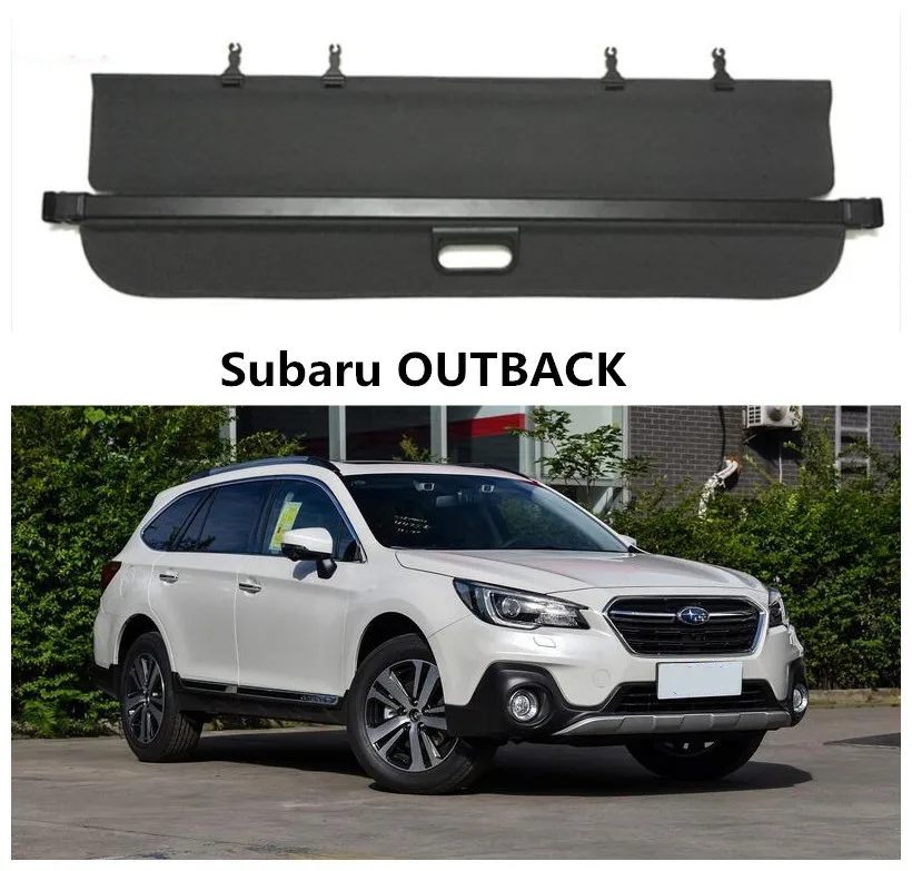 Car Rear Trunk Security Shield Cargo Cover For Subaru OUTBACK 2015 2016