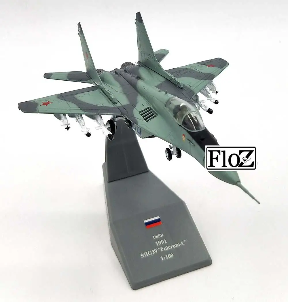 Mig 29 Fulcrum C 1/100 литье под давлением модель самолета Mikoyan советский| |