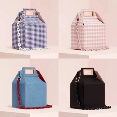 

Fashion Vintage Luxury Women's Handbags Box Shoulder Bag Party Purse Bags Famous Brand Design Vintage Top-handle Bag Milk box
