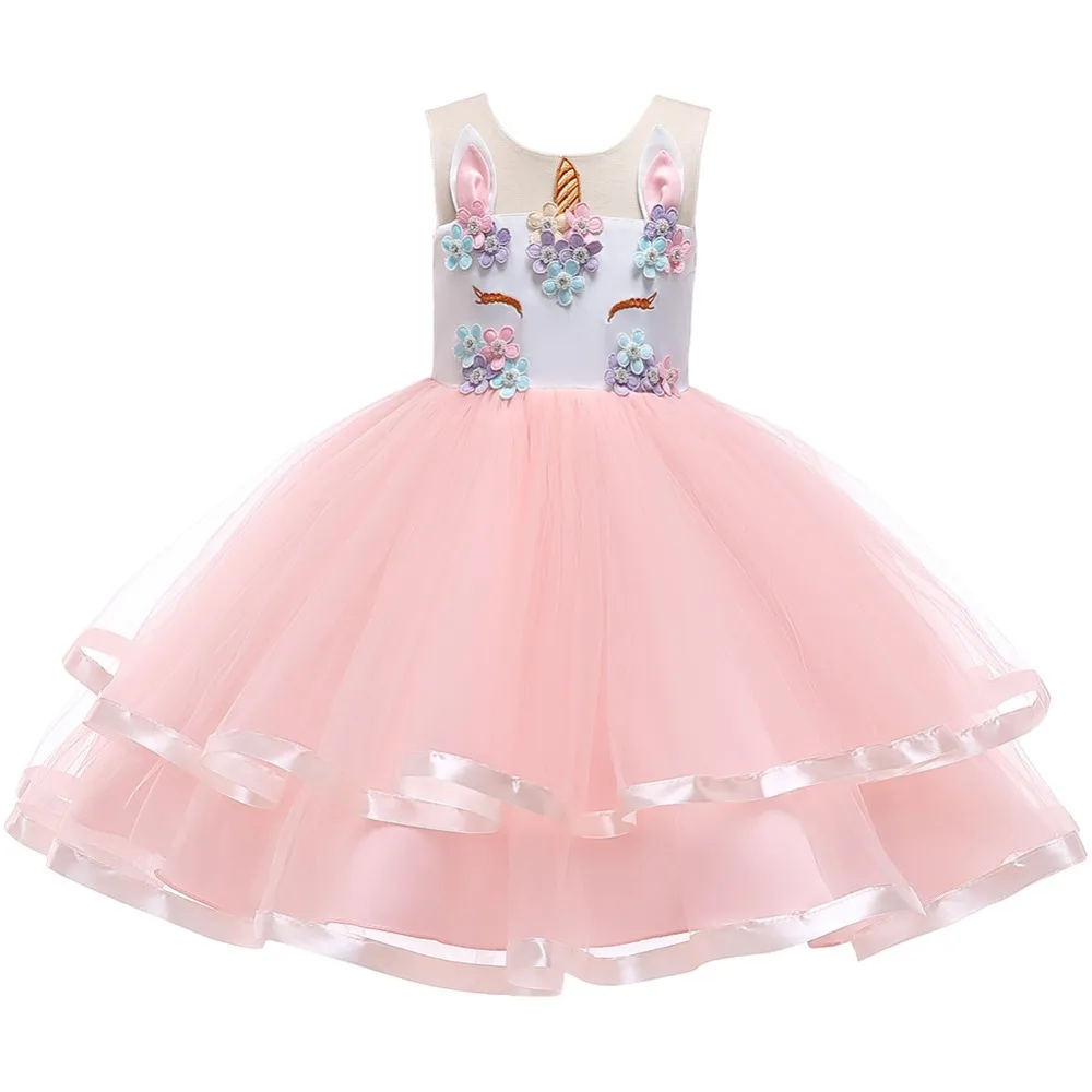

Kids Lolita Dresses Unicorn Dress Princess Wedding Dress Girls Birthday Party Dress Children Tutu
