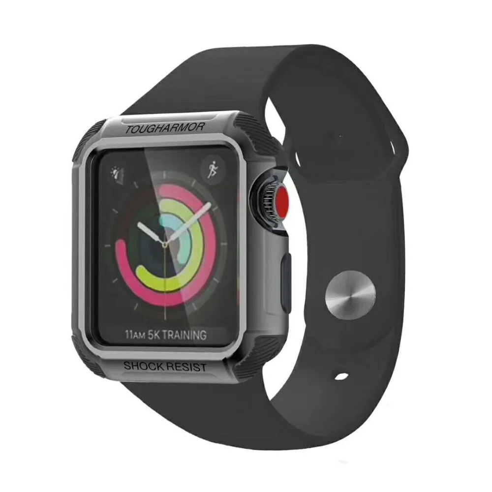 Модные часы высокого качества для Apple watch 38 мм 42 мм Броня чехол для iWatch Группа серии 1 2 3