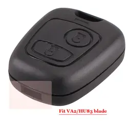 Хорошее качество 2 кнопки дистанционного ключа автомобиля чехол для peugeot 307 или Citroen C1 C2 C3 Pluriel C4 C5 C8 Xsara Picasso крышка