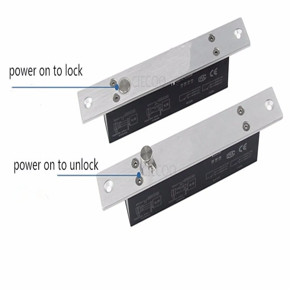 DC12V door release electric strike electric bolt lock power to lock