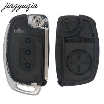 Keyforkess HY15/HY20/TOY40 Flip Remote Key Shell Fob per Hyundai Solaris ix35 ix45 ELANTRA Santa Fe HB20 Verna Solaris 3 pulsanti - Jingyuqin HY15 HY20 TOY40 Flip Remote Key Shell Fob per Hyundai Solaris ix35 ix45 ELANTRA