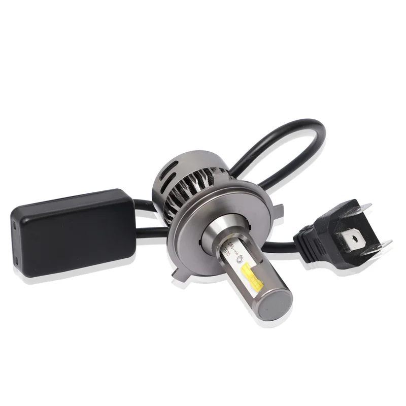 Aslent 2X H4 светодиодный H7 объектив 55 Вт/лампа 20000LM 6500 LED Canbus Error Free H11 H8 HB4 H1 HB3 9005 9006 Авто