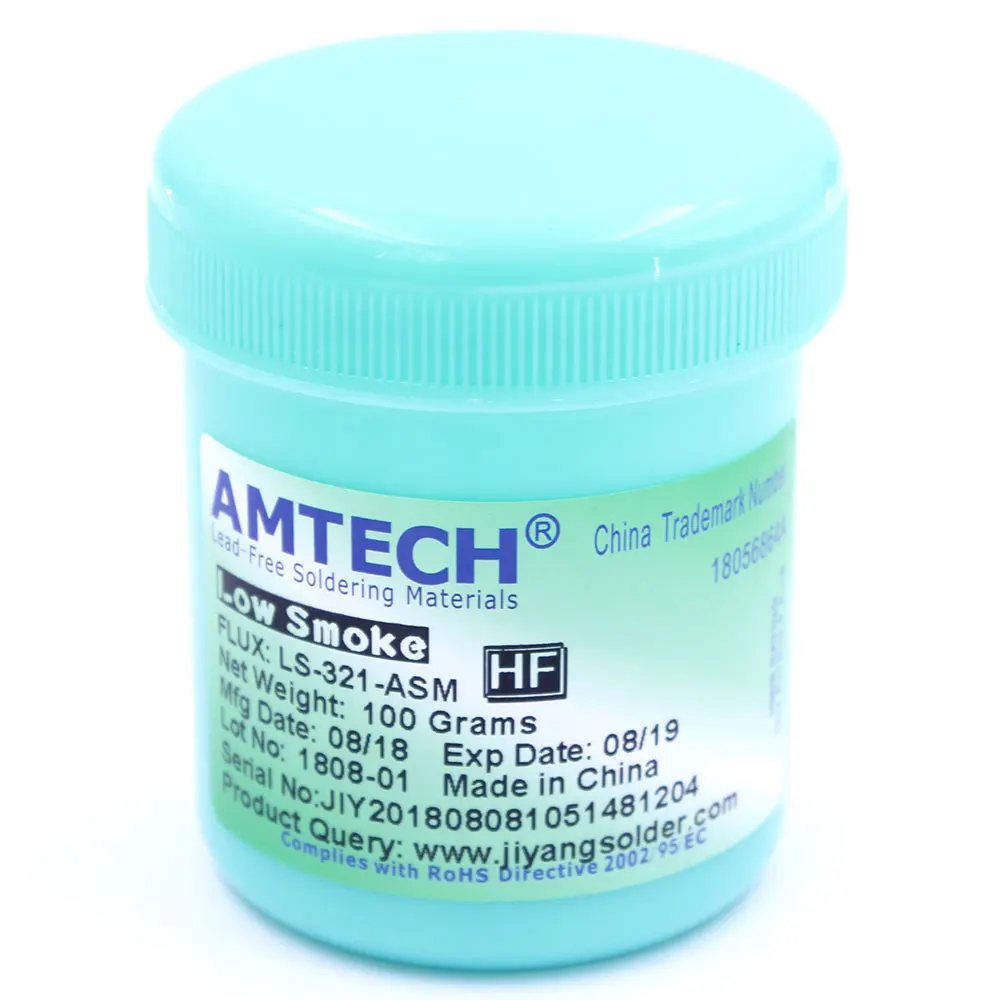 Паяльная паста AMTECH LS-321-ASM 100 г с низким дымовым потоком для SMT BGA Reballing сварочные ремонтные инструменты