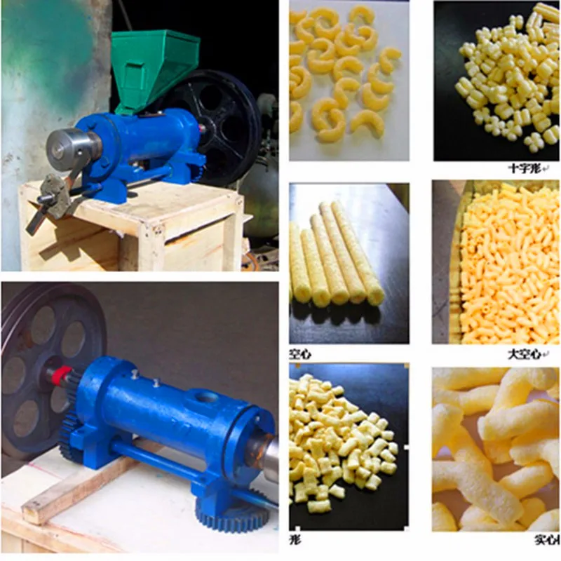 Elektrische Corn Puffed Food Extruder 7 Formt Maisextruder puffing Machine NEU 