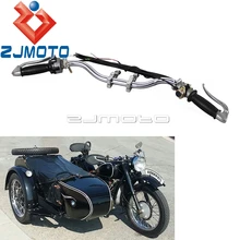 Руль w/ручки тормозной рычаг кабели для Zundapp DB DS DBK KS KS750 M1 M1M M1S M72 R12 R75 R51 R61 R66 R71 K750 Sidecar