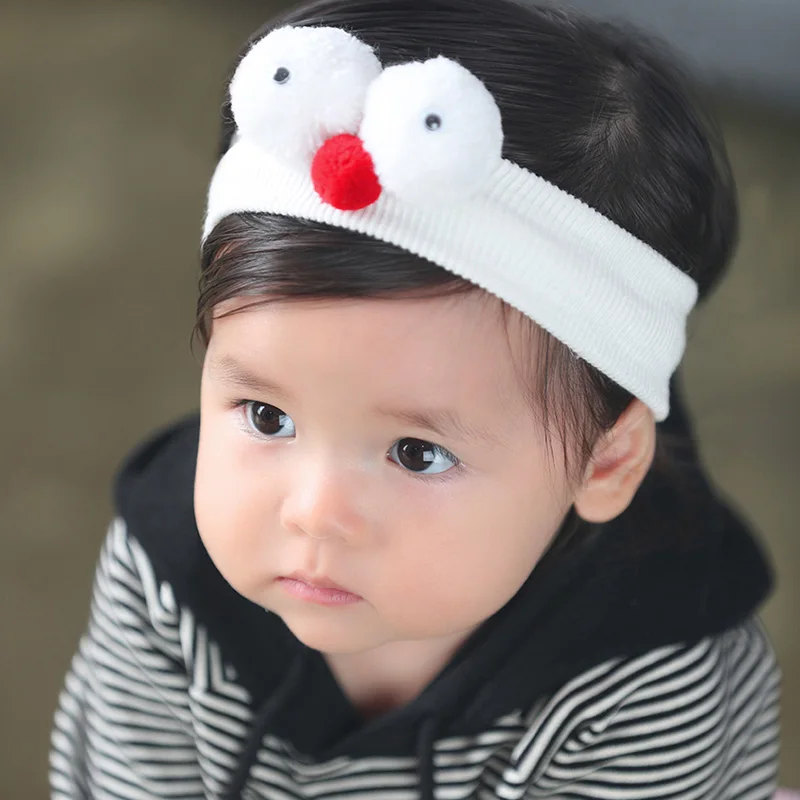 

Baby Girls Big Eyes Elastic Headband Cartoon Cotton Baby Hair Band Head Wrap Soft Cute Headwear Hair Band
