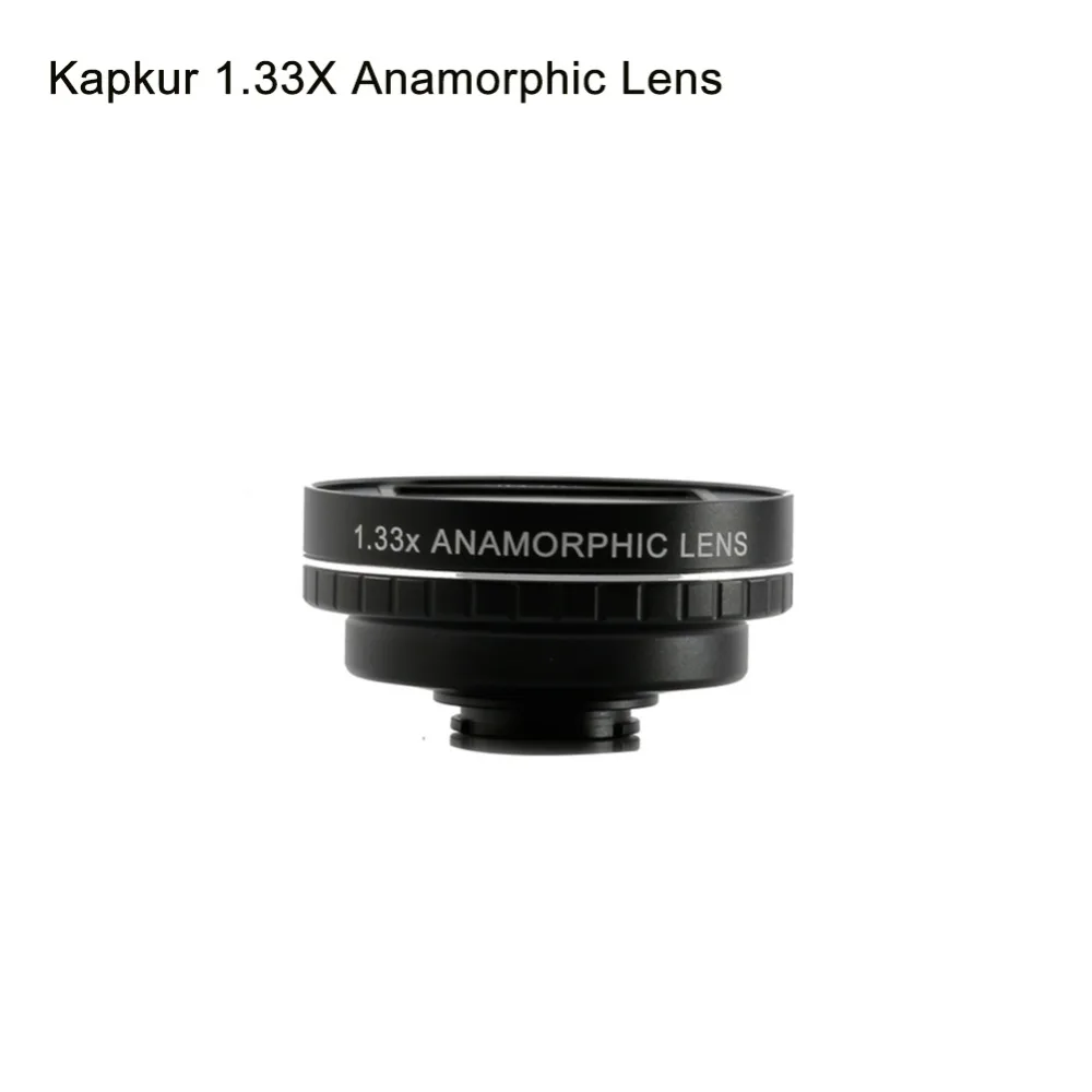 Анаморфный объектив Kapkur 1 33x широкоэкранный для iPhone XR с чехлом телефона kapkur