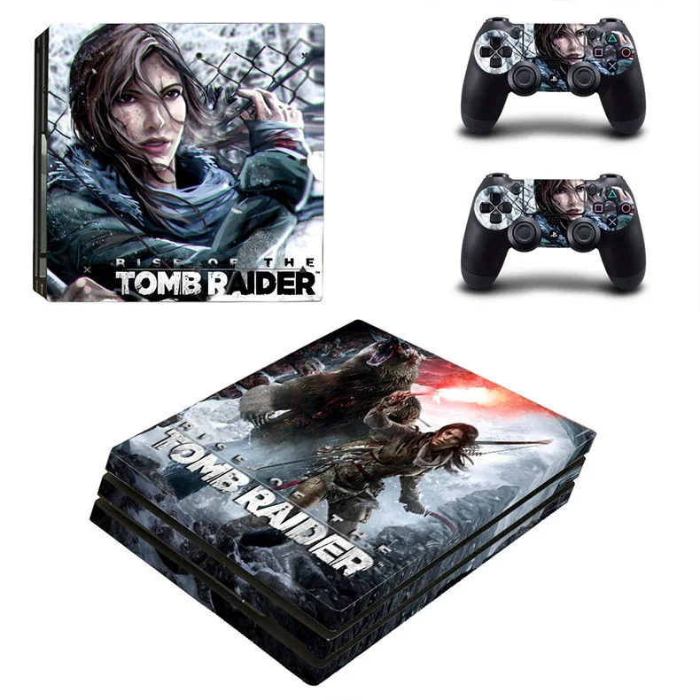Tomb Raider Play station 4 Pro виниловая наклейка стикеры s PS4 Pro кожа Стикеры для Playstation 4 Pro консоль и контроллер - Цвет: YSP4P-1794