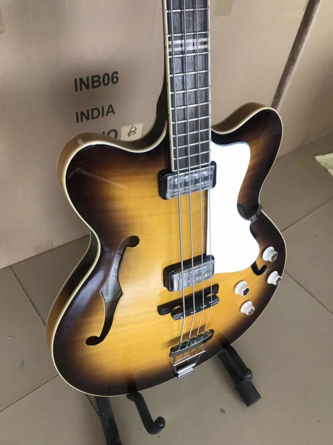 

2019 new Hofner Bass thin Hofner HTC-500/7-SB Staple-top Tonabnehmer Germany imported hardware Hofner HTC 500/7 electric bass