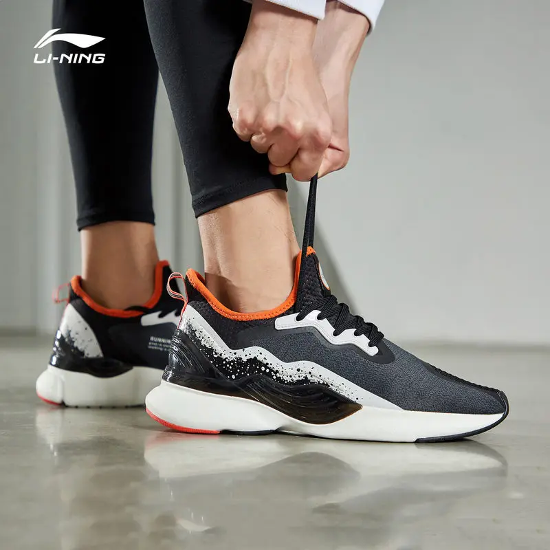 Li-Ning мужские CRAZYRUN-X кроссовки для бега с подушкой из ТПУ, спортивная обувь с подкладом, Нескользящие кроссовки ARHP057 XYP871