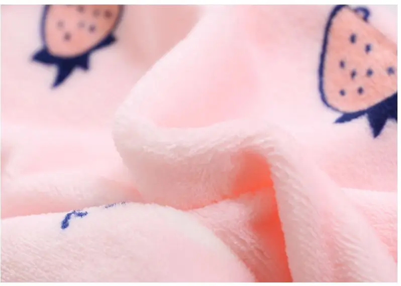 Осень/Зима детский халат для девочек Фланель одежда для маленьких мальчиков пижамы коралловый флис халат пижамы милые ночная рубашка