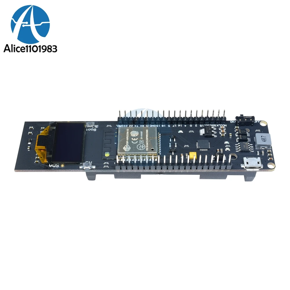 ESP32 ESP8266 0 96 дюймов OLED дисплей WiFi Bluetooth модуль 18650 литиевая Защита аккумулятора