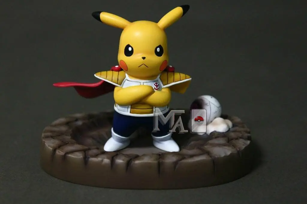

Dragonball 10CM Prince Pikachu Vegeta Resin Statue New