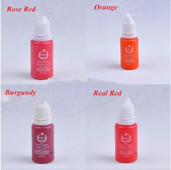

4 piece Eyebrow Tattoo Ink Eyeliner embroidery machine pigment permanent Manual Makeup inks