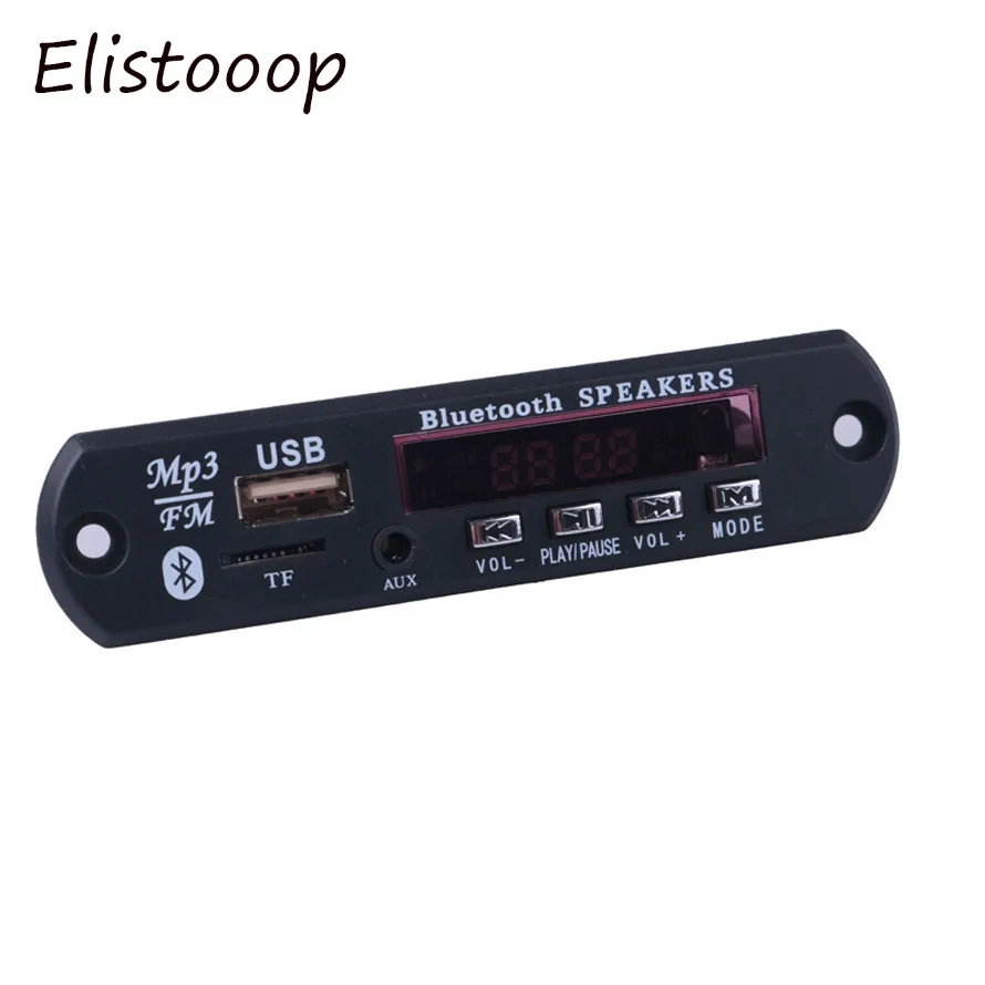 

2017 LED Bluetooth Call APE FLAC MP3 WMA WAV decoder board FM MP3 Player AUX 3.5MM 12V Audio Decoder Board Module USB TF FM