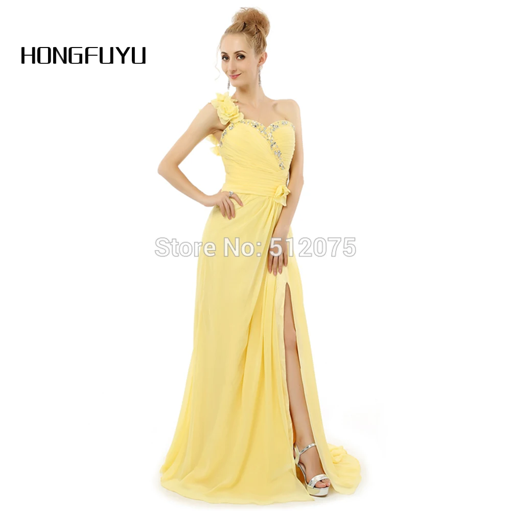 Vestido-De-Festa-Longo-Bridesmaid-Dresses-2016-Chiffon-Women-Wedding-Dress-Special-Occasion-Dress-Yellow-Chiffon