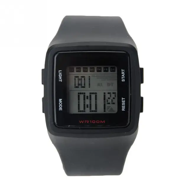 square face digital watch