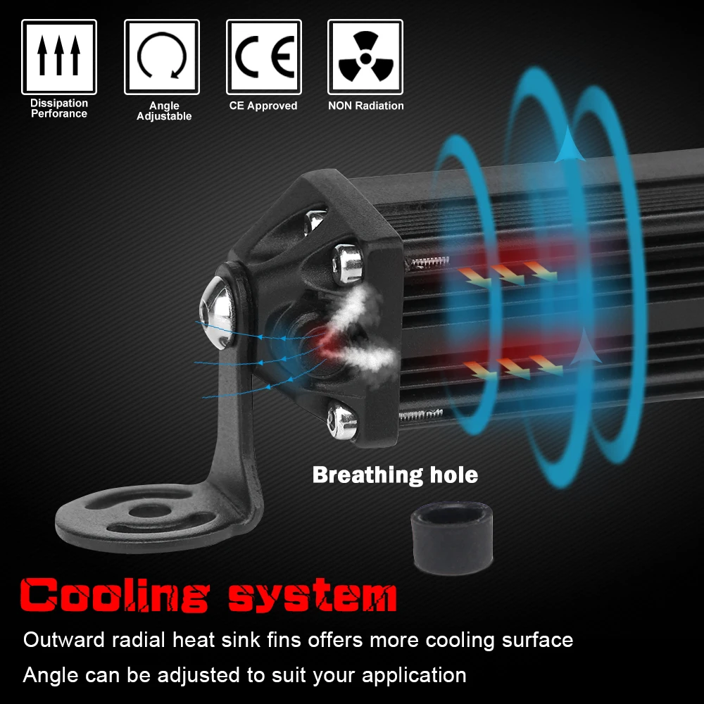 CO светильник 10D 10 20 30 дюймов 52 Вт 104W 156W светодиодный рабочий светильник баров комбо 4x4 внедорожный светодиодный светильник бар для трактора лодка 4WD грузовиков 4x4 ATV