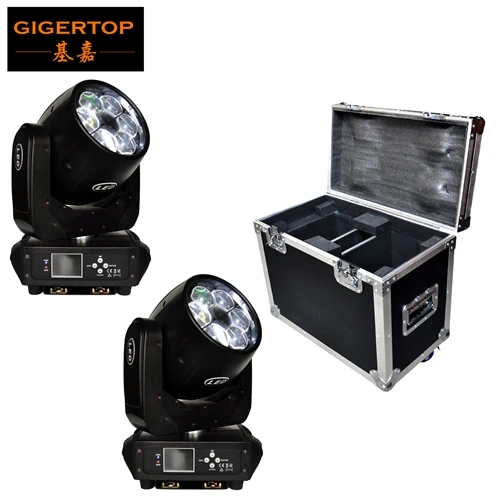 Gigertop TP-L672 280 Вт Led Zoom движущийся головной свет 6x40 Вт 0S-RAM высокий яркий маленький пчелиный глаз Освещение сцены панорама 540 наклон 180 - Цвет: 2c