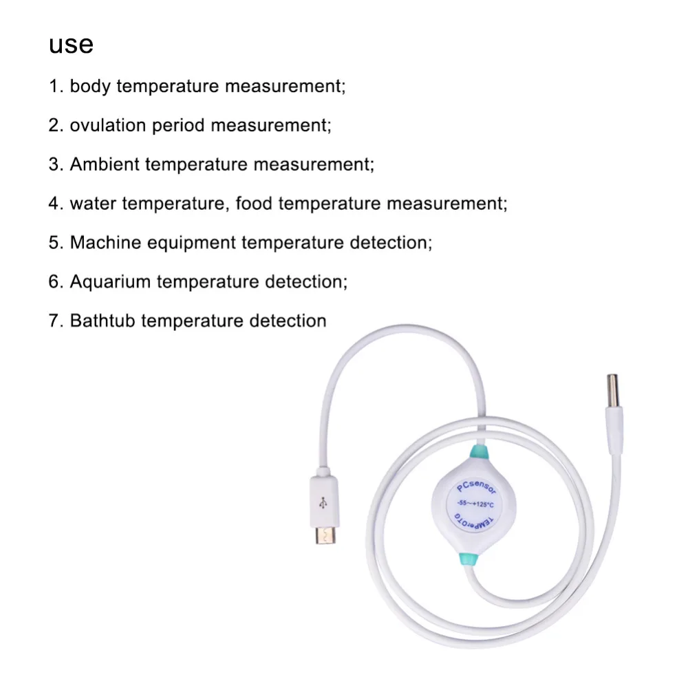 Термометр для Android портативный мини USB электронный термометр экологический мониторинг сигнализации