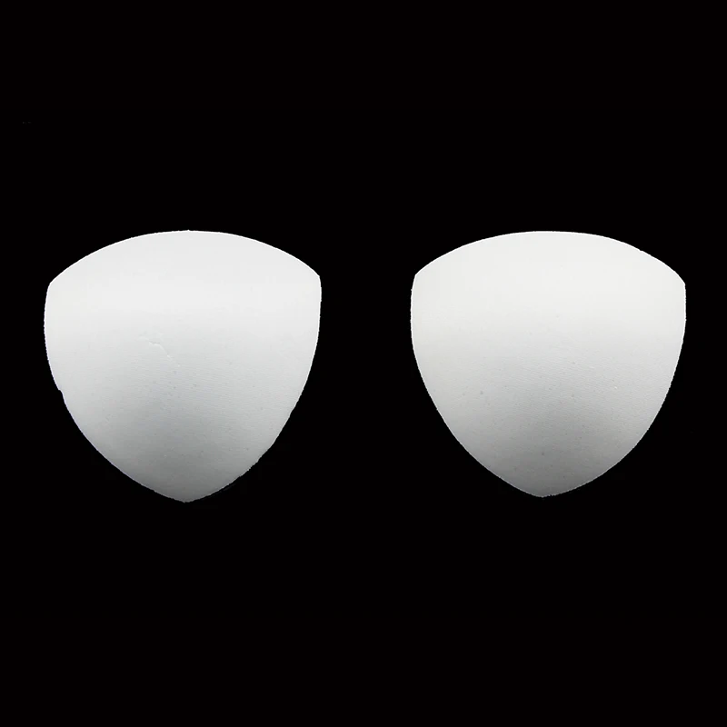 50pair Triangel White Sponge Foam Bra Cup Pads Sewing In ...