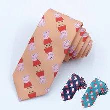 Прекрасный мультфильм Для мужчин s галстук-бабочка галстук с рисунком тонкий облегающий узкий галстук 6 см Ширина stropdas ручной работы галстуки в повседневном стиле для Для мужчин Для женщин Gravatas