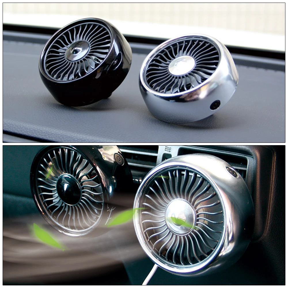 

Car Air Conditioning Air Outlet Car Fan Creative Car Multi-function Electric Fan Usb Interface Car Summer Cooler