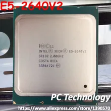 Процессор Intel Xeon E5-2640V2 2,0 GHz 8-ядерный 20 м E5 2640 V2 FCLGA2011 E5 2640V2 мы отправляем заказ в течение 1 дня