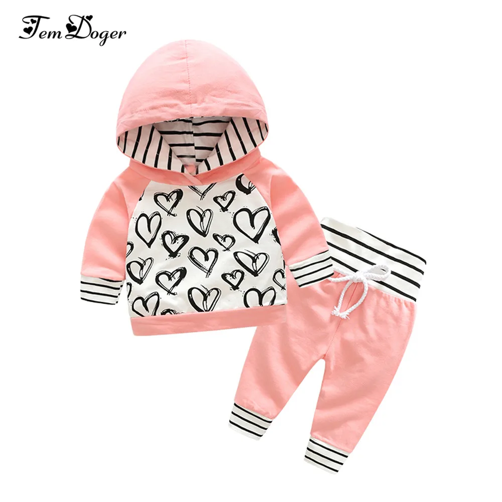 Top And Top Baby Clothing Sets Spring Autumn Newborn Baby Infant Girl