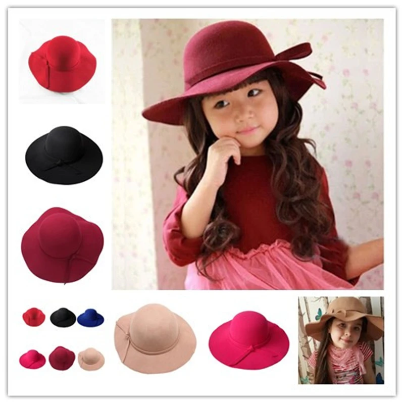 

52-54cm Hats Baby Hats For Girls Bucket Hat Boys Cap Children Sun Cap Kids Solid Beach Caps Autumn Winter Warm Kids Girls hat
